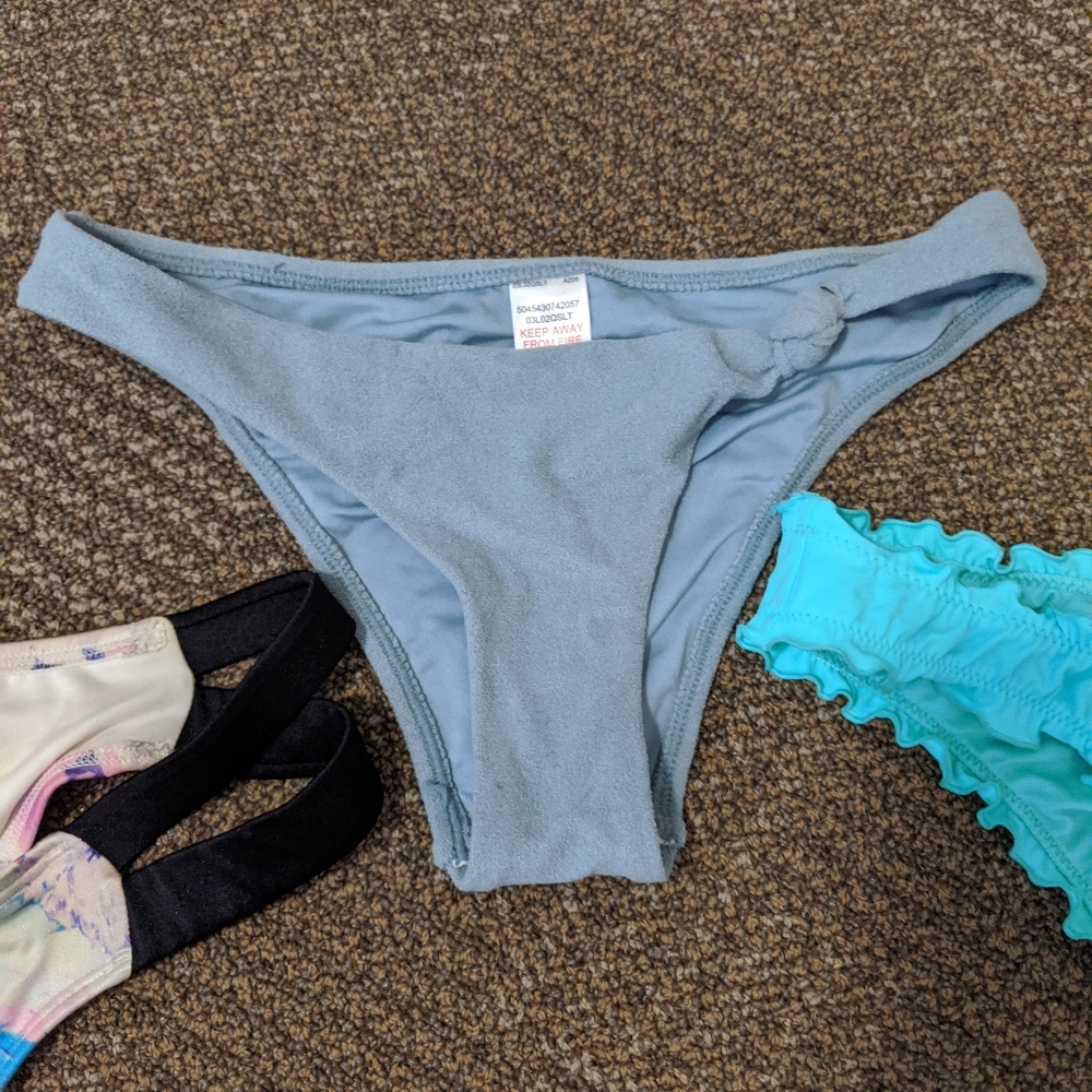 3 cheeky swim bottoms